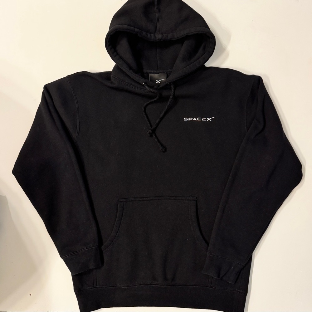 SpaceX - SpaceX Official Merchandise Logo Hoodie in Black and White